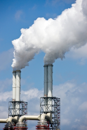 chimneys and smoke